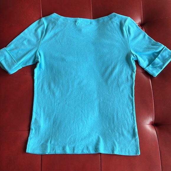 Lauren Ralph Lauren Blue Shirt - Picture 4 of 4